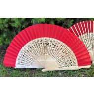 wachlarz hiszpański DĄB-ROBLE ażur 23 cm NOWOŚĆ - czerwona tkanina - -_y_wachlarz4118_new_azurowy_dab_roble_23cm_czerwona_tkanina.jpg